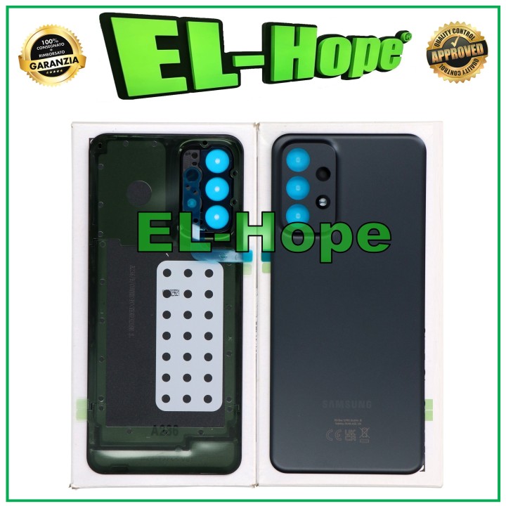 Cache batterie arrie're noir d origine pour Samsung Galaxy A23 5G SM-A236B
