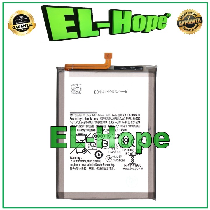 Batterie EB-BA245ABY pour Samsung Galaxy A24 4G (2023) SM-A245, identique a' celle d origine