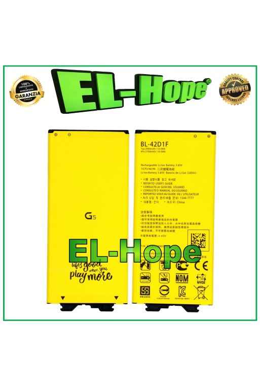 Batterie BL-42D1F pour LG G5 H850 H820 H830 H831 2800 mAh, e'quivalente a' l originale