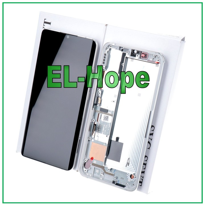 Écran LCD d origine Xiaomi Mi Note 10/10 Pro, e'cran tactile blanc argente'