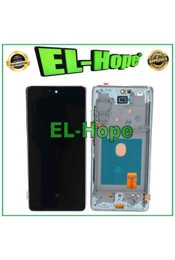 Écran tactile LCD OLED + châssis pour Samsung Galaxy S20 FE SM G780F G781 Blanc