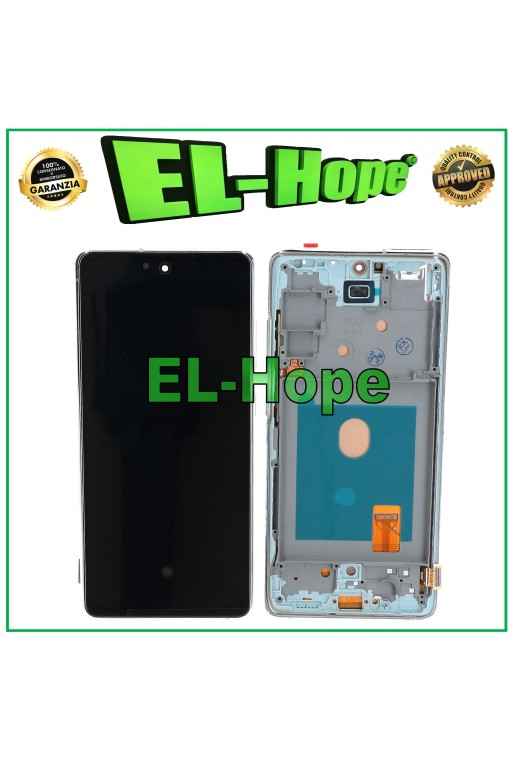 Écran tactile LCD OLED + châssis pour Samsung Galaxy S20 FE SM G780F G781 Blanc