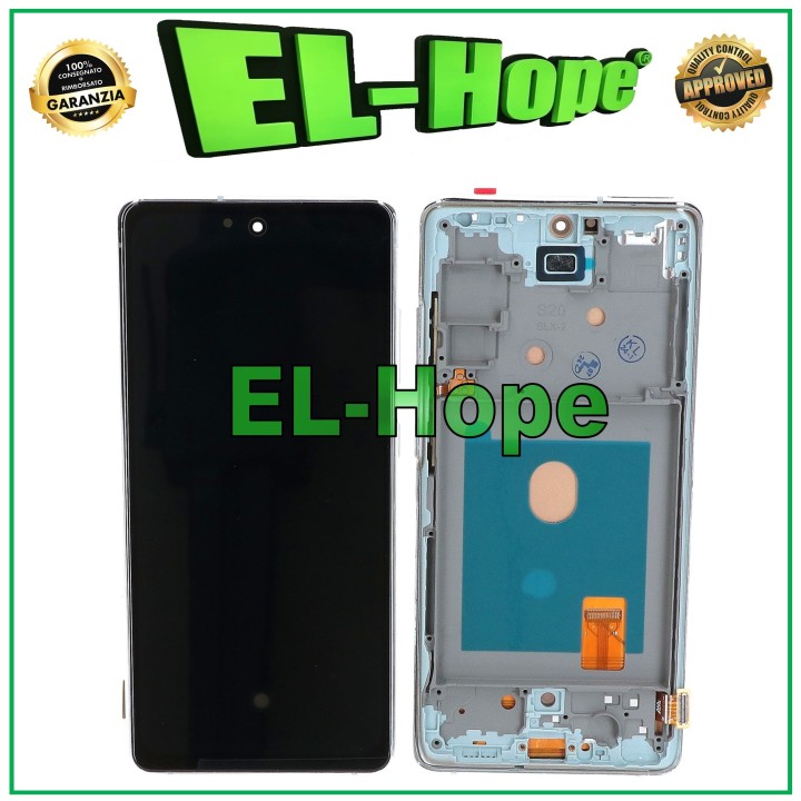 Écran tactile LCD OLED + châssis pour Samsung Galaxy S20 FE SM G780F G781 Blanc