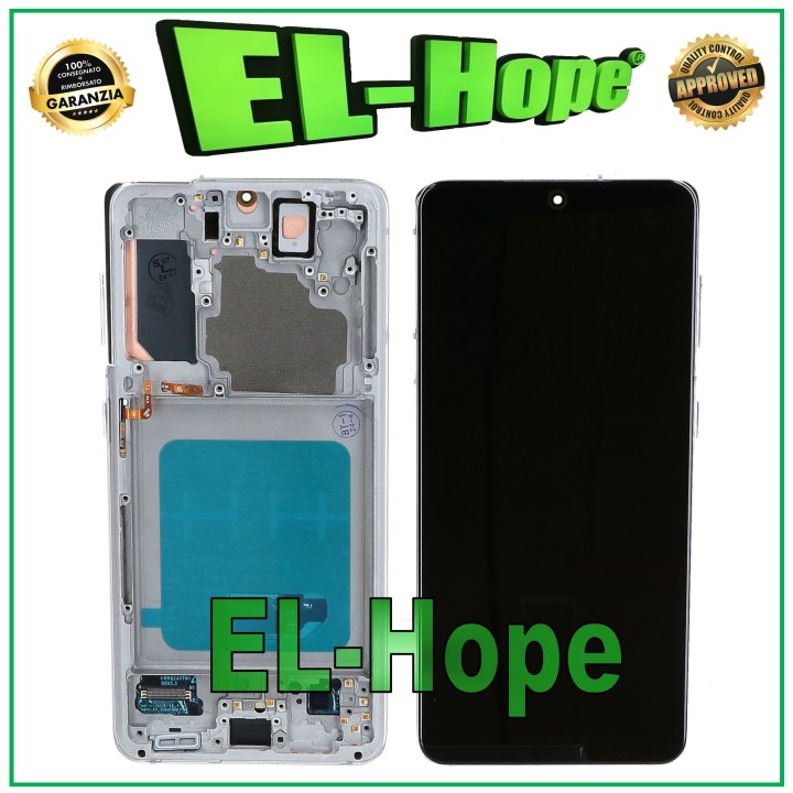 Écran LCD OLED pour Samsung Galaxy S21 SM-G991, e'cran tactile en verre blanc
