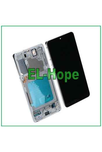 Écran LCD OLED pour Samsung Galaxy S21 SM-G991, e'cran tactile en verre blanc