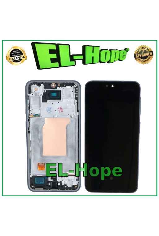 Cadre d e'cran LCD OLED pour Samsung Galaxy A35 5G SM-A356, e'cran tactile en verre noir