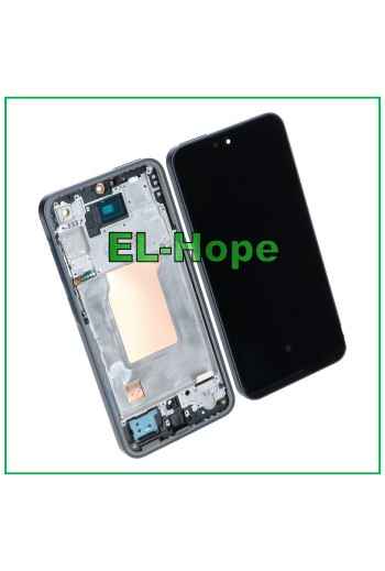 Cadre d e'cran LCD OLED pour Samsung Galaxy A35 5G SM-A356, e'cran tactile en verre noir