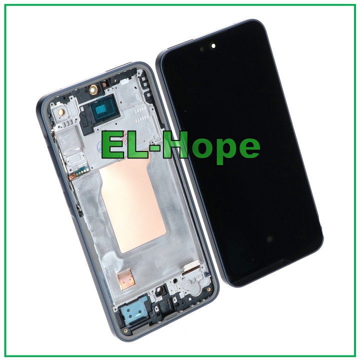 Cadre d e'cran LCD OLED pour Samsung Galaxy A35 5G SM-A356, e'cran tactile en verre noir