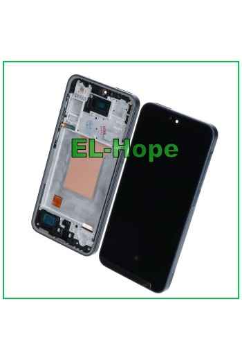 Cadre d e'cran LCD OLED pour Samsung Galaxy A35 5G SM-A356, e'cran tactile en verre noir