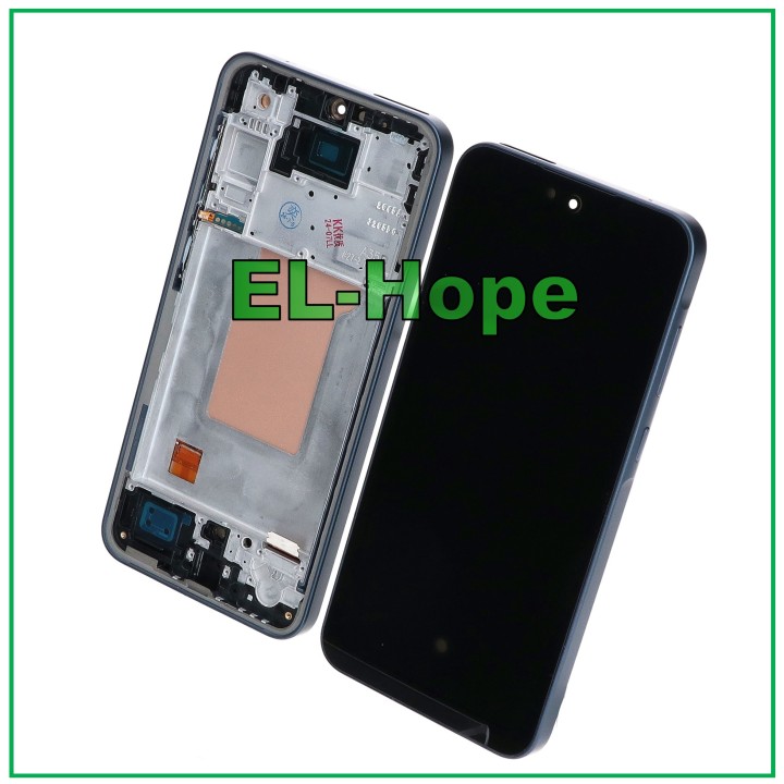 Cadre d e'cran LCD OLED pour Samsung Galaxy A35 5G SM-A356, e'cran tactile en verre noir