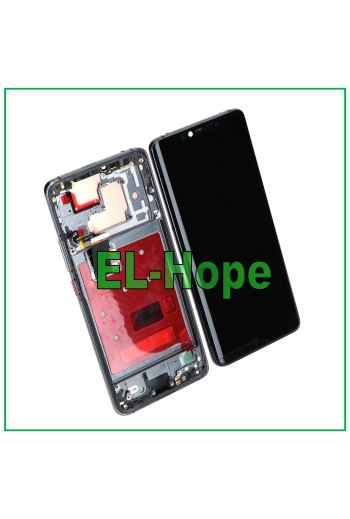 Écran LCD OLED + châssis pour Huawei Mate 20 Pro (LYA-L09/LYA-L29) tactile noir