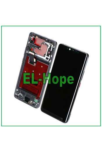 Écran LCD OLED + châssis pour Huawei Mate 20 Pro (LYA-L09/LYA-L29) tactile noir