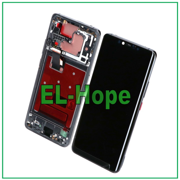 Écran LCD OLED + châssis pour Huawei Mate 20 Pro (LYA-L09/LYA-L29) tactile noir