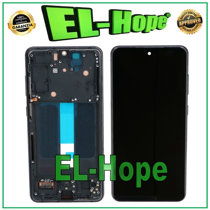 Écran LCD TFT tactile noir pour Samsung Galaxy S21 FE SM-G990B