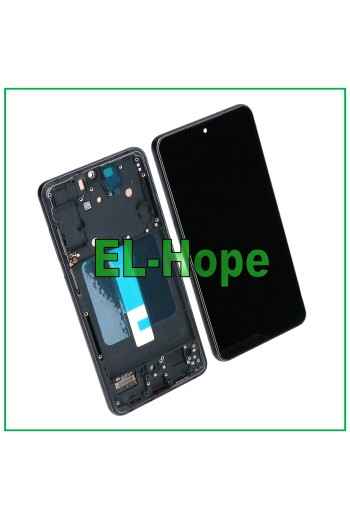 Écran LCD TFT tactile noir pour Samsung Galaxy S21 FE SM-G990B