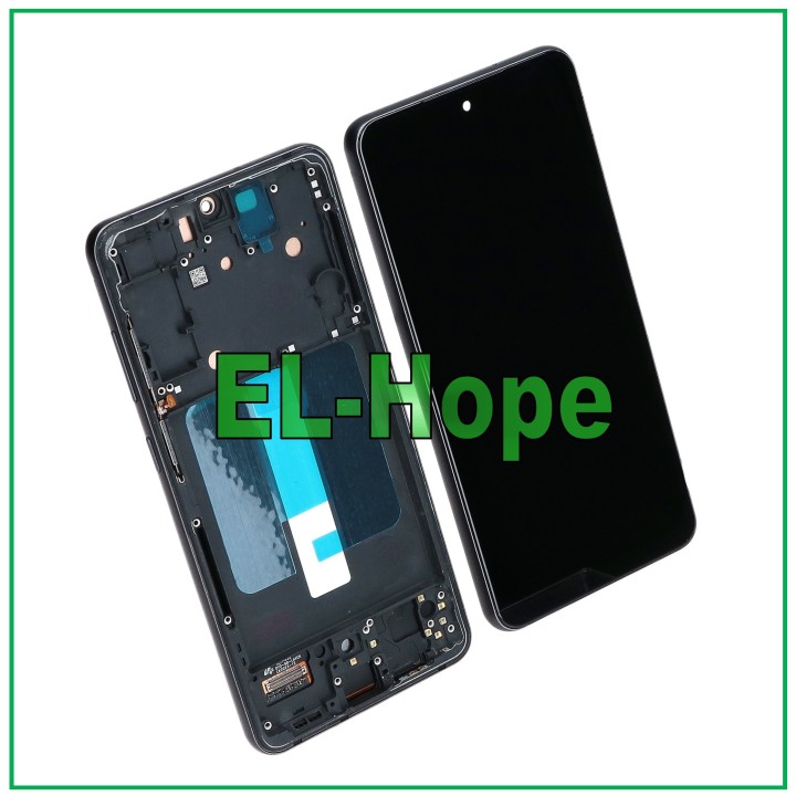 Écran LCD TFT tactile noir pour Samsung Galaxy S21 FE SM-G990B