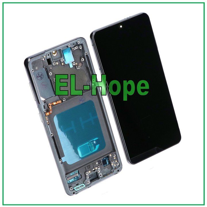 Écran LCD OLED pour Samsung Galaxy S21 SM-G991, e'cran tactile en verre noir
