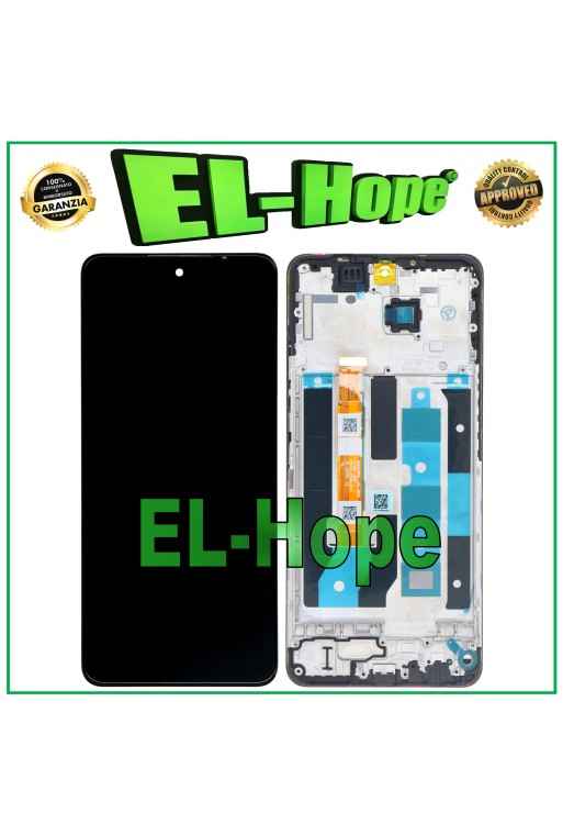 Écran LCD + châssis pour Oppo Realme C65 5G RMX3910, e'cran tactile assemble'
