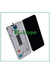 Écran LCD OLED + cadre pour Samsung Galaxy A34 5G SM-A346B, e'cran tactile argente'