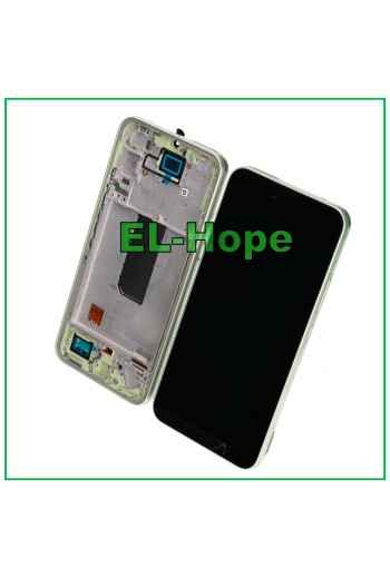 Écran LCD OLED + cadre pour Samsung Galaxy A34 5G SM-A346B, e'cran tactile vert