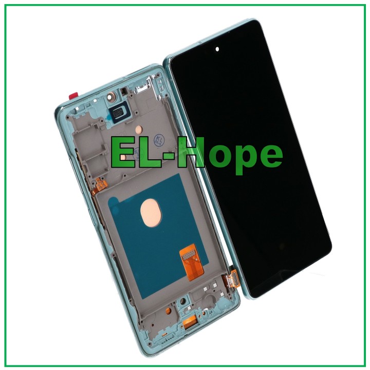 Écran tactile LCD OLED + cadre pour Samsung Galaxy S20 FE SM G780F G781 Vert