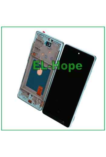 Écran tactile LCD OLED + cadre pour Samsung Galaxy S20 FE SM G780F G781 Vert