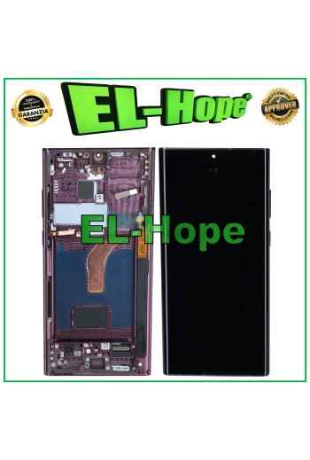 Écran LCD TFT + châssis tactile pour Samsung Galaxy S22 Ultra 2022 SM-S908 Bordeaux