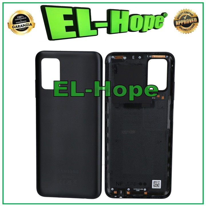 Cache batterie arrie're noir d origine pour Samsung Galaxy A03S SM-A037F