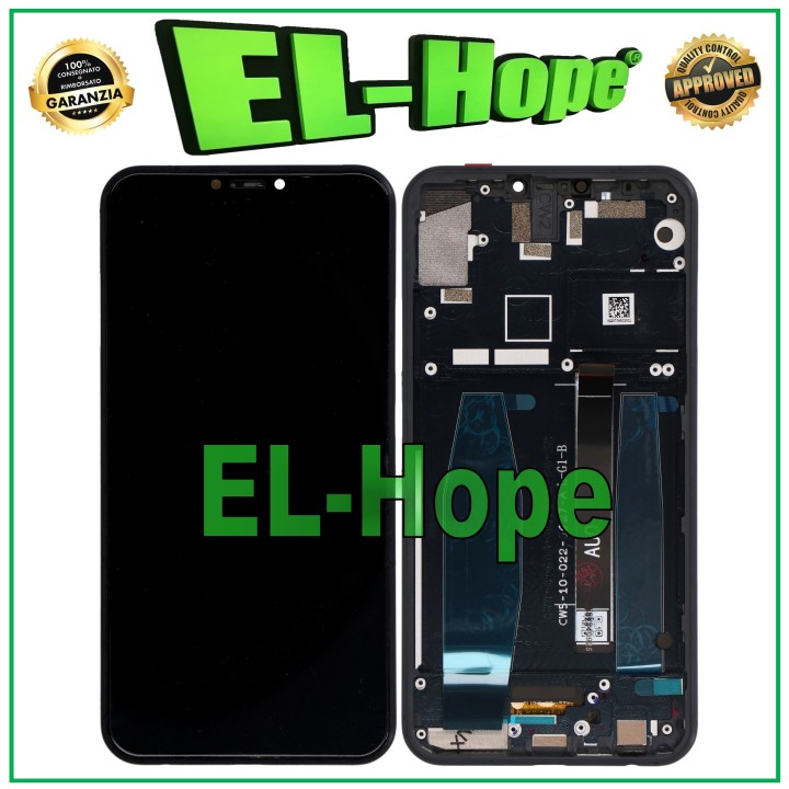 Cadre d e'cran LCD pour ASUS Zenfone 5 / 5Z ZE620KL ZS620KL, e'cran tactile noir