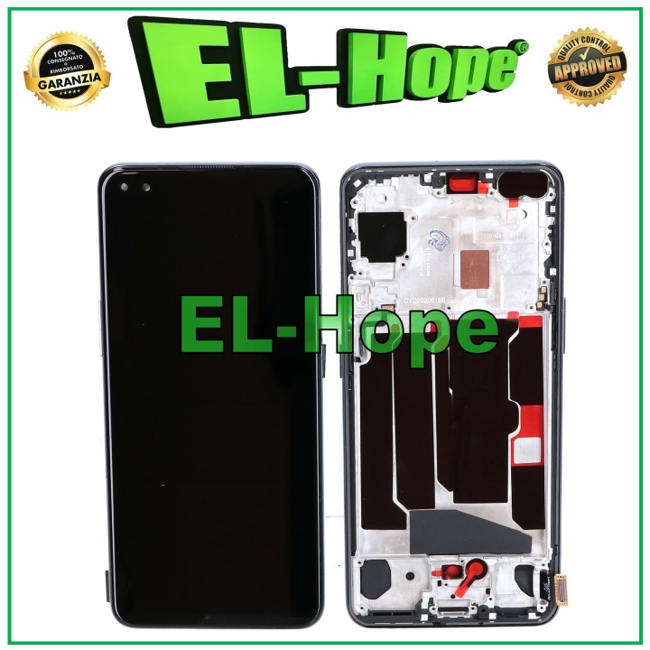 Écran tactile TFT LCD + châssis pour OnePlus Nord 5G AC2001 AC2003 / 8 Nord 5G Noir