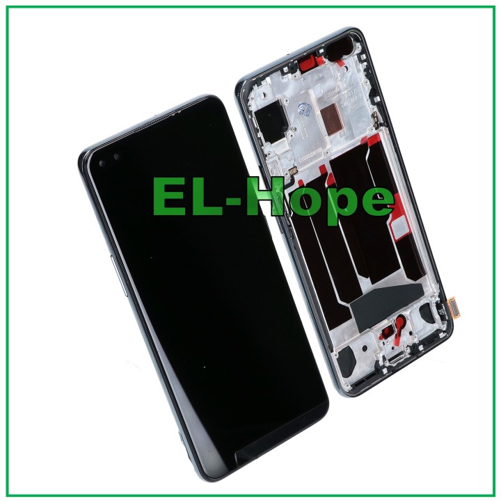 Écran tactile TFT LCD + châssis pour OnePlus Nord 5G AC2001 AC2003 / 8 Nord 5G Noir