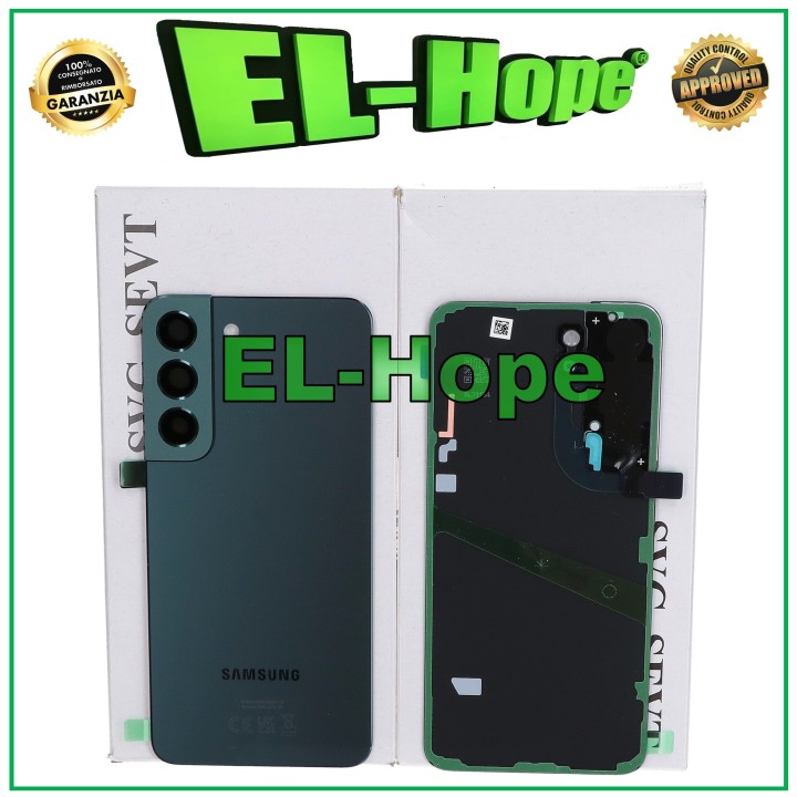 Cache batterie arrie're vert d origine pour Samsung Galaxy S22 SM-S901