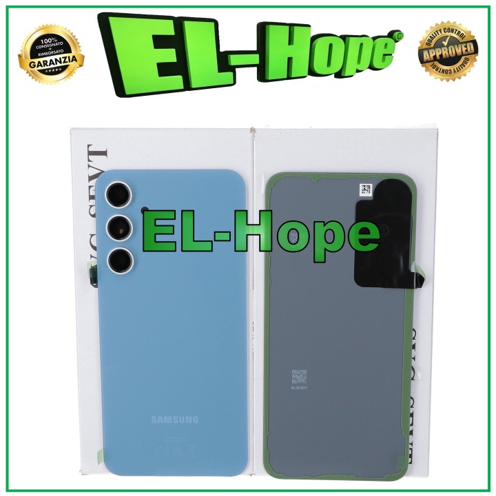 Cache batterie arrie're bleu d origine pour Samsung Galaxy S23 FE SM-S711B
