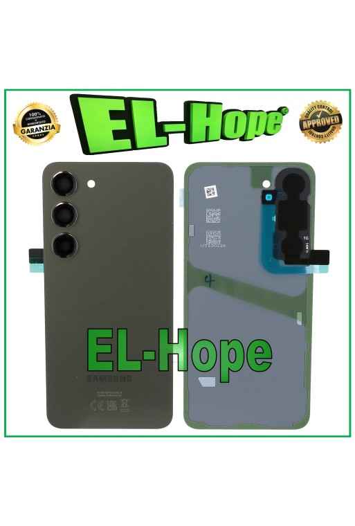 Cache batterie arrie're vert d origine pour Samsung Galaxy S23 5G SM-S911B