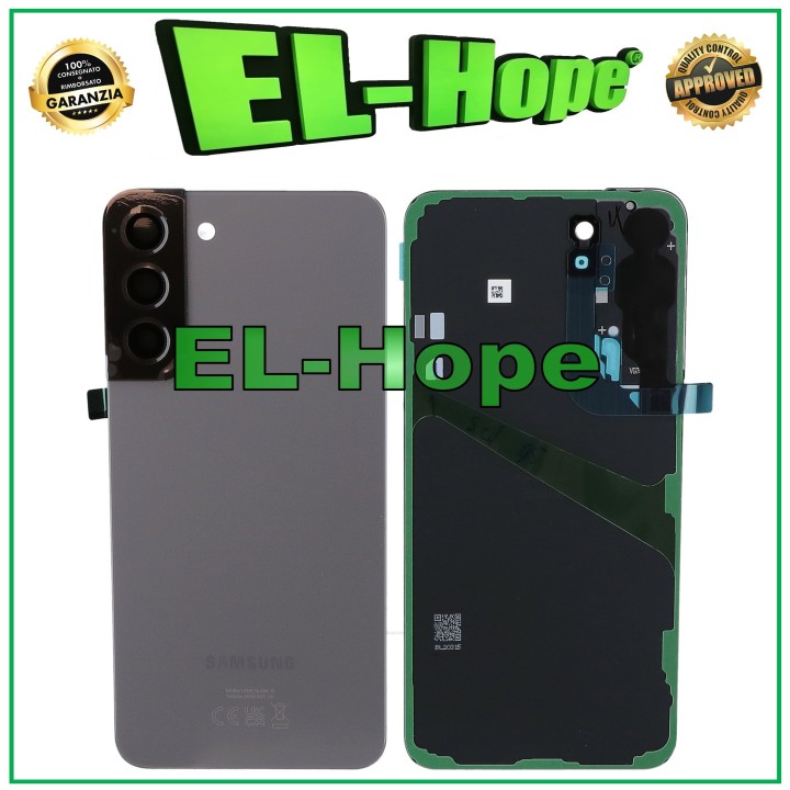 Coque de protection de batterie d origine Samsung Galaxy S22 Plus SM-S906, couleur grise