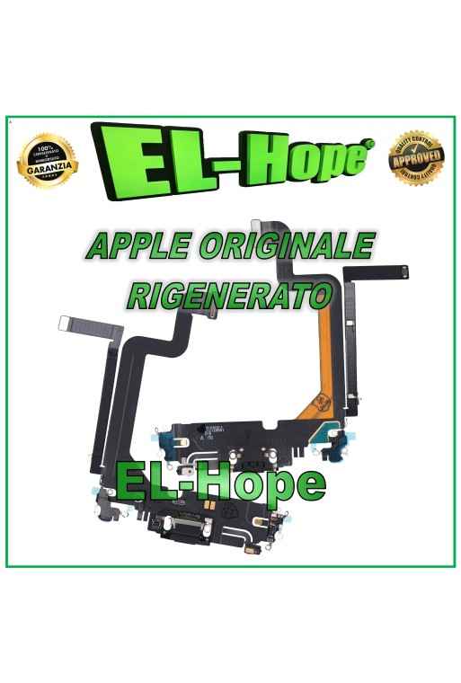Connecteur de charge plat d origine pour Apple iPhone 14 Pro Max Noir reconditionne'