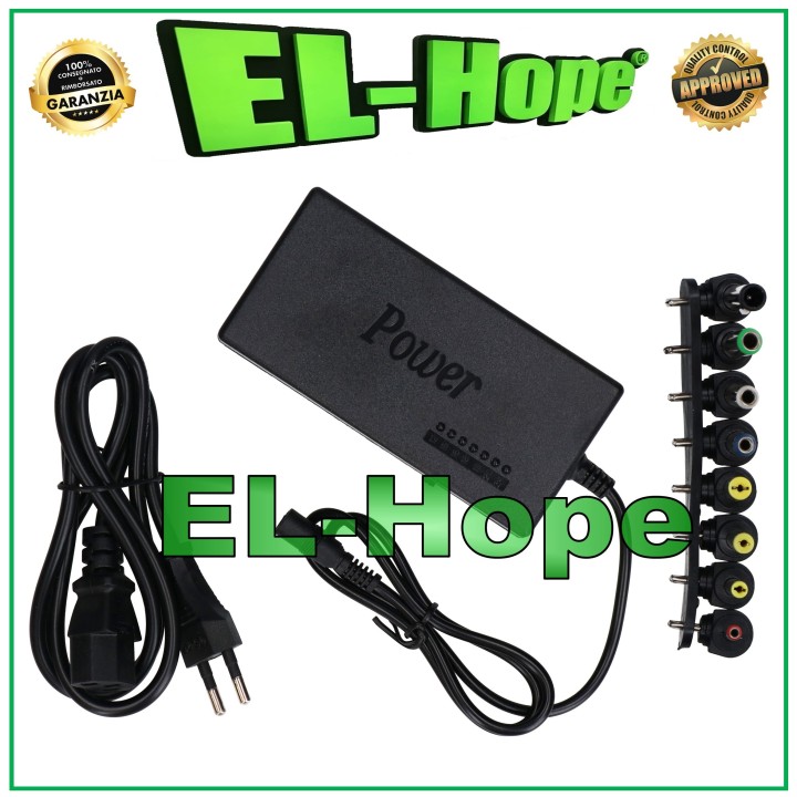 Chargeur de batterie de voyage universel pour PC et ordinateur portable, alimentation 120 W, 8 adaptateurs