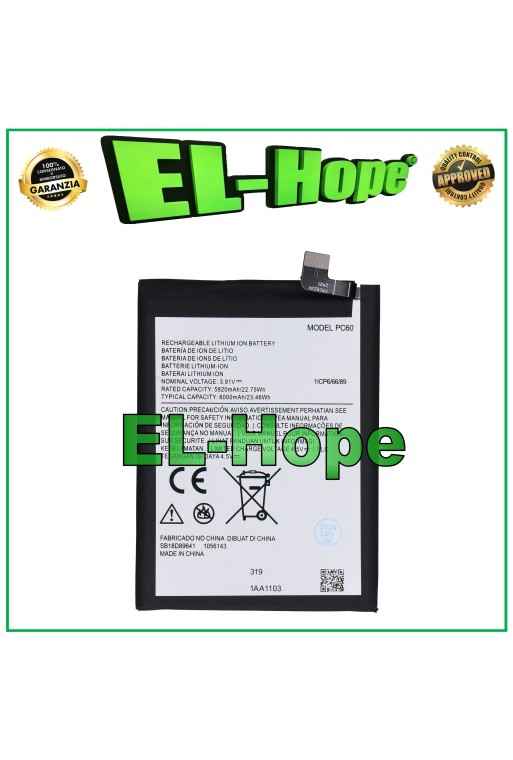 Batterie PC60 pour Motorola Moto G54 (4G) (5G) XT-2343 6000 mAh, identique a' l original