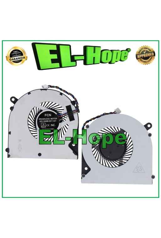VENTILATEUR CPU POUR FUJITSU LIFEBOOK A544 (VERSION 2) LARGEUR 7 cm 4 BROCHES