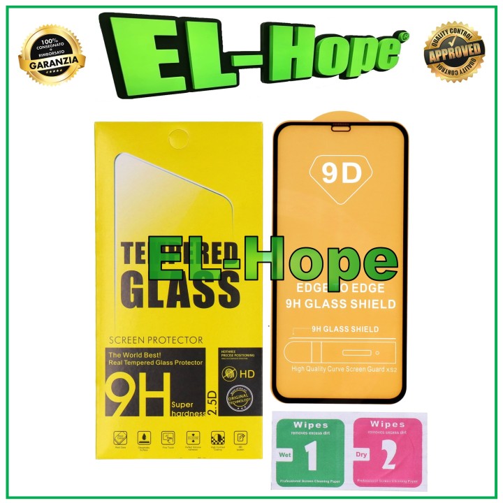 Protection d e'cran en verre trempe' incurve' 3D 9D couvrant inte'gralement l e'cran de l iPhone XR