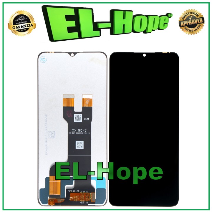 Écran LCD pour ZTE Blade A73 5G, e'cran tactile en verre assemble', noir