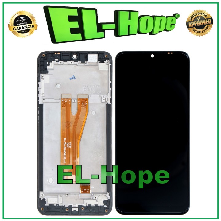 Écran LCD + châssis pour ZTE Blade A53 / A53 Plus, e'cran tactile assemble', noir