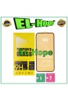 Protection d e'cran en verre trempe' incurve' 3D 9D couvrant inte'gralement l e'cran de l iPhone 15 Plus