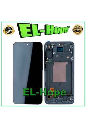 Cadre d e'cran LCD OLED pour Samsung Galaxy A55 5G SM-A556 A556B, e'cran tactile noir