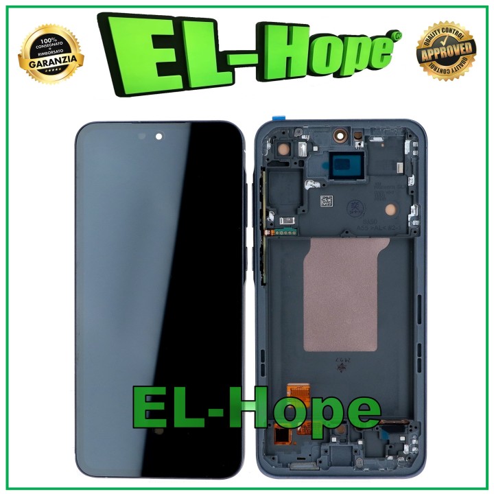 Cadre d e'cran LCD OLED pour Samsung Galaxy A55 5G SM-A556 A556B, e'cran tactile noir