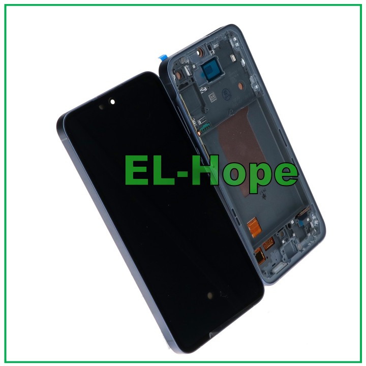 Cadre d e'cran LCD OLED pour Samsung Galaxy A55 5G SM-A556 A556B, e'cran tactile noir