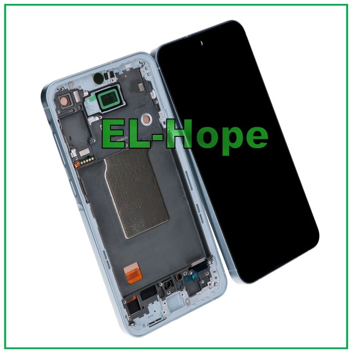Cadre d e'cran tactile LCD TFT pour Samsung Galaxy A55 5G SM-A556 A556B, verre blanc