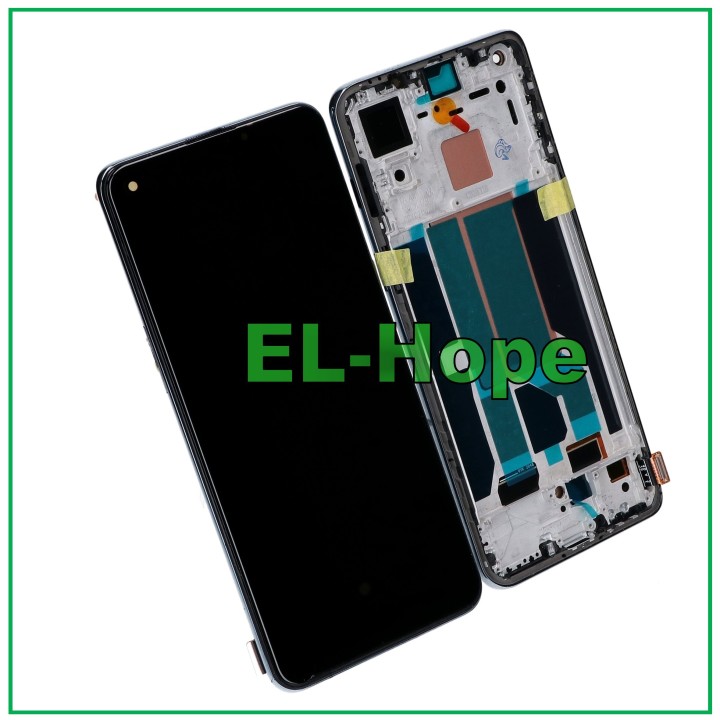 Écran LCD TFT + cadre pour OnePlus Nord 2 5G DN2101 DN2103 Écran tactile en verre