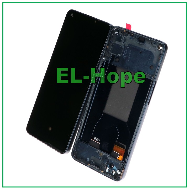 Écran LCD OLED + châssis pour Oppo Reno 6 5G PEQM00 CPH2251, e'cran tactile noir