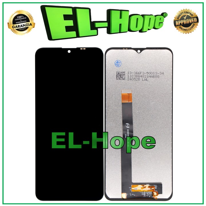 Écran LCD pour Cubot Note 50, e'cran tactile en verre assemble', noir